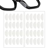 20 Paar Nasenpads Brille Selbstklebend 1mm D Form Anti Rutsch Brille...