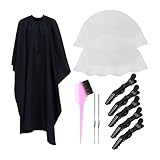 LRXIYODE 11 Stück Haarfärbe und Strähnen aus Silikon mit Friseurhaube...