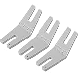 3 Stück Hebeplatte Nähmaschine Höhenausgleich Nähfuß Universal Gerader...