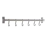 Rostfreie Garderobe, Wandmontage, Küche, Haushalt, Hakenaufbewahrung,...