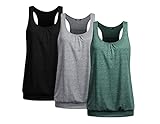 UNibelle Tank Top Damen Yoga Shirt Top Sport Tanktop Ärmellos Racerback...