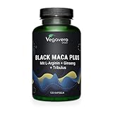 Black Maca 5000 mg + L-Arginin | Booster mit Tribulus, Ginseng, Zink | Maca...