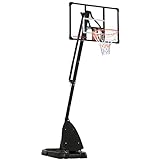SPORTNOW Basketballständer Höhenverstellbarer Basketballkorb mit...