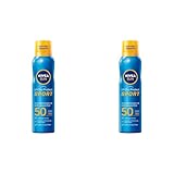 NIVEA SUN UV Dry Protect Sport Sonnenspray LSF 50 (200 ml), 100%...