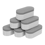 HOMSFOU 6 Stück Wc Sitzpuffer 19mm aus Silikon Geräuschdämpfend...