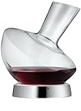 WMF Jette Weindekanter mit Edelstahl-Sockel 0,75l, Glas, Dekantierflasche...