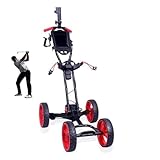 SHUKUILIUDT Golfwagen Golftrolley Elektrischer Golf-Trolley, Golf Caddy mit...
