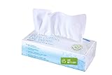 Ivyone Pure Cotton Dry Wipes (100 Tücher), Premium-Watte Pflegetücher,...