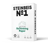 Steinbeis No. 1 Druckerpapier– DIN A4 Recycling-Papier 80 g/m², Weiß &...