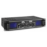 Skytec SPL1000 2.0Kanäle PA Verstärker Endstufe 1000 Watt, mit...