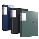 Aktenordner mit Kunststoffhüllen, 3 Stück, Kunst-Portfolio-Ordner mit 60...