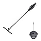 Dutch Oven Deckelheber, 26 cm Deckelheber Griffhaken, Feuertopf...