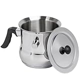 1.5l Milchtopf mit Deckel, Kochtopf mit Pfeife, doppelwanding mit...