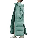 Winterjacken für Damen, lang, dicke warme Steppjacke, leichte Pufferjacke,...