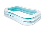 Intex 56483NP - Aufblasbarer Familienpool Rechteckig, Vinyl, Mehrfarbig,...