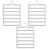 Platzsparende Hosenkleiderbügel - 3 Stück Faltbare Kleiderbügel für...