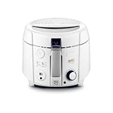 De'Longhi RotoFry F38436.W Roto-Fritteuse, 1,2 kg Fassungsvermögen, Easy...