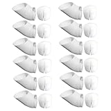 HOODANCOS Hydroponisches Pflanzset PVC standzylinder mit Pflanzbechern und...