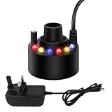 HOTUT Mini-Nebelmacher, 12 LED-Nebelnebel, Mini-Nebel-Zerstäuber,...