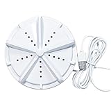 GNURBDILFO Tragbare Waschmaschine, Ultraschall-Turbine, Mini-Waschmaschine...