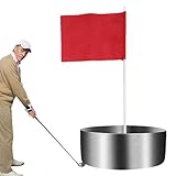 Putting-Loch, Golf-Cup - Golfballbecher mit Flagge -...