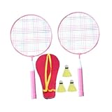 Dickly Badminton-Tennis-Set für Kinder, Tennisschläger-Set, verbessert...