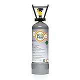 CO2 Flasche 2Kg TÜV bis 2034, GEFÜLLT für Aquarien Kohlensäureflasche...