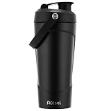 Autsel Edelstahl Protein Shaker, 750ml Eiweiß Shaker mit Kugel, BPA frei,...