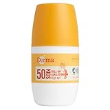 DERMA Sonnenschutz Roll-On Lotion für Baby & Kinder LSF 50 UVA-UVB|...