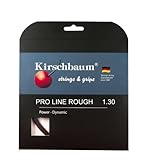 Kirschbaum Unisex – Erwachsene K1PLR130 Tennis-Saite, schwarz, 1,3 mm
