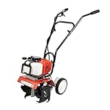 GartenfräSe Benzin Motorhacke 52Cc 2-Takt Mini PflüGer Grubber Kultivator...