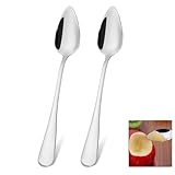 Molain Grapefruitlöffel, Silber Kiwi Spoon aus Edelstahl, Löffel Mit...