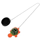 KALLORY Wannenstopfen mit Kette und Schildkröten Praktischer...