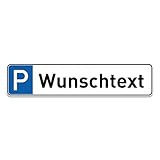 printplanet® Parkplatzschild Privatparkplatz - Mit eigenem Text oder...