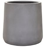 VIVANNO Pflanzkübel Blumentopf in Beton-Optik Fiberglas, 40x38 cm,...