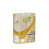 Toilettenpapier WC Papier Klopapier 2-lagig Zellstoff 400 Blatt...