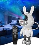 Gowkeey Astronauta Galaxy Projector, Kaninchen Astronaut Sternenhimmel...