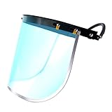 SEWACC 1 Stück Helm Visier Schutzmaske Aluminium Spritzschutz...