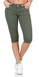 Hailys Damen Capri Jeans Shorts Je44nna knielange Jeanshose FUR-0915258-3...