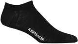 Icebreaker Herren Lifestyle Fine Gauge No Show Socken, Schwarz/Schnee,...