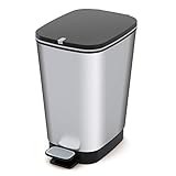 CURVER KIS Chic Bin Style Treteimer 45l mit Deckel und Pedal,...