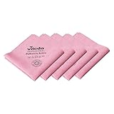 Vileda Professional Purmicro Active Reinigungstücher, Rot, 5 Stück