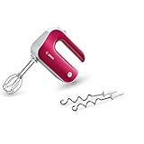 Bosch MFQ40304 Handrührer Styline, Colour Red Diamond/Silber, 500 W