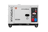 HYUNDAI Silent Diesel Generator, Stromerzeuger mit 7.9kVA (400V) / 6.0kW...