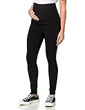 MAMALICIOUS Damen Mllucy Black Slim Pant A. Noos, Black Denim, L