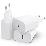 25W USB C Adapter, 3er Pack USB c ladegerät für iPhone 16 15 14 Plus Pro...
