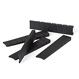 LouMaxx Möbelkeile 20er Set | Unterlegkeil 8 x 20 x 100 mm in Schwarz |...