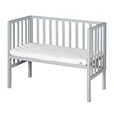 roba Beistellbett safe asleep® 2 in 1-45 x 90 cm - Höhenverstellbar -...