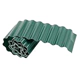 CLISPEED Kunststoff Rasenkante Gartenbeet Umrandung Flexibel...