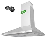 CIARRA CBCS6201 A++ Dunstabzugshaube 60 cm Umluft 370 m³/h Silber...